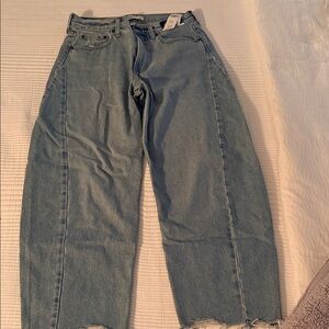 Abercrombie & Fitch Light Blue Boyfriend Jeans